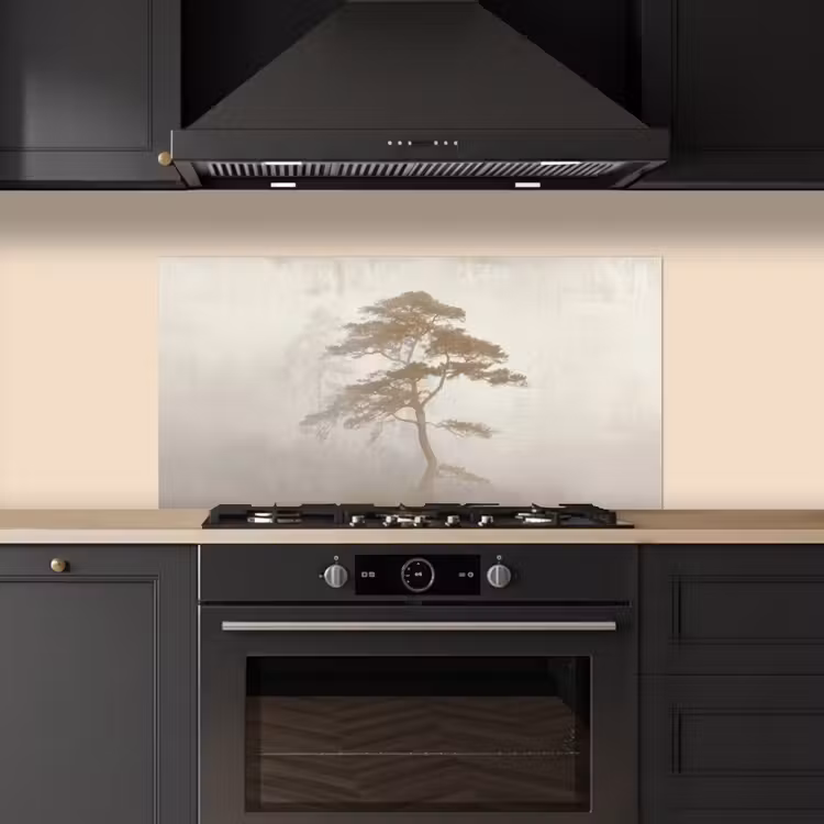 Boom - Oosterse stijl - Landschap keuken achterwand spatscherm middel -sfeer1
