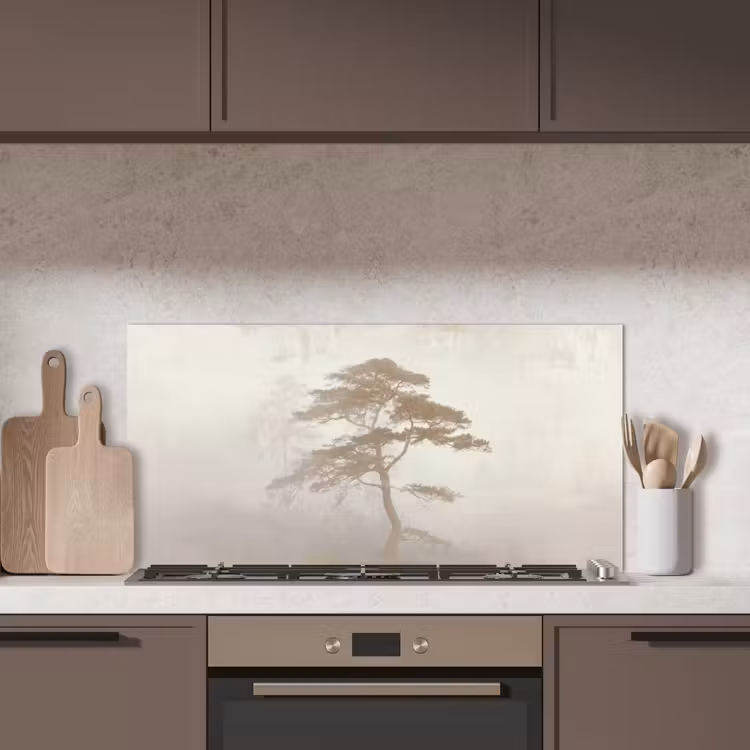 Boom - Oosterse stijl - Landschap keuken achterwand spatscherm middel -sfeer2