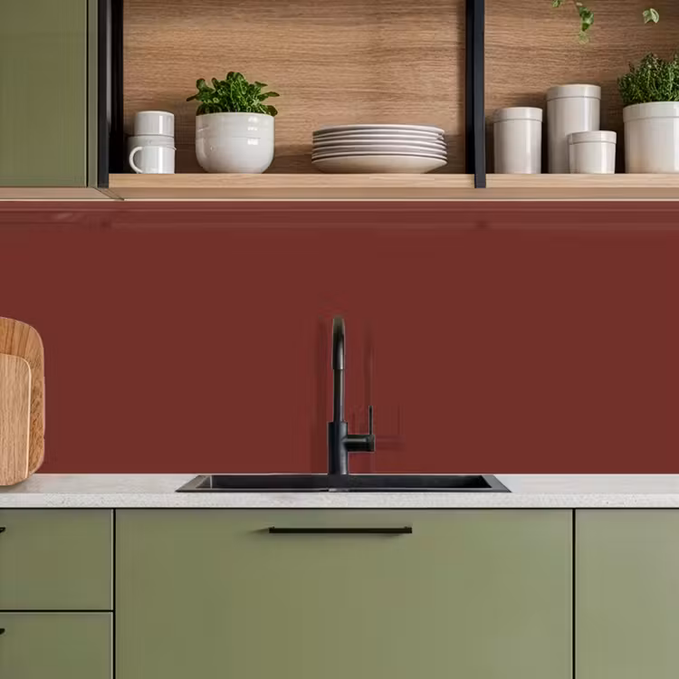 Valentine - Velvet - Rood keuken achterwand 2 middel 871 -sfeer3