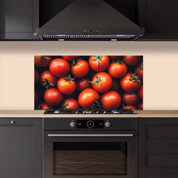Groente - Rood - Tomaten keuken achterwand spatscherm middel -sfeer1