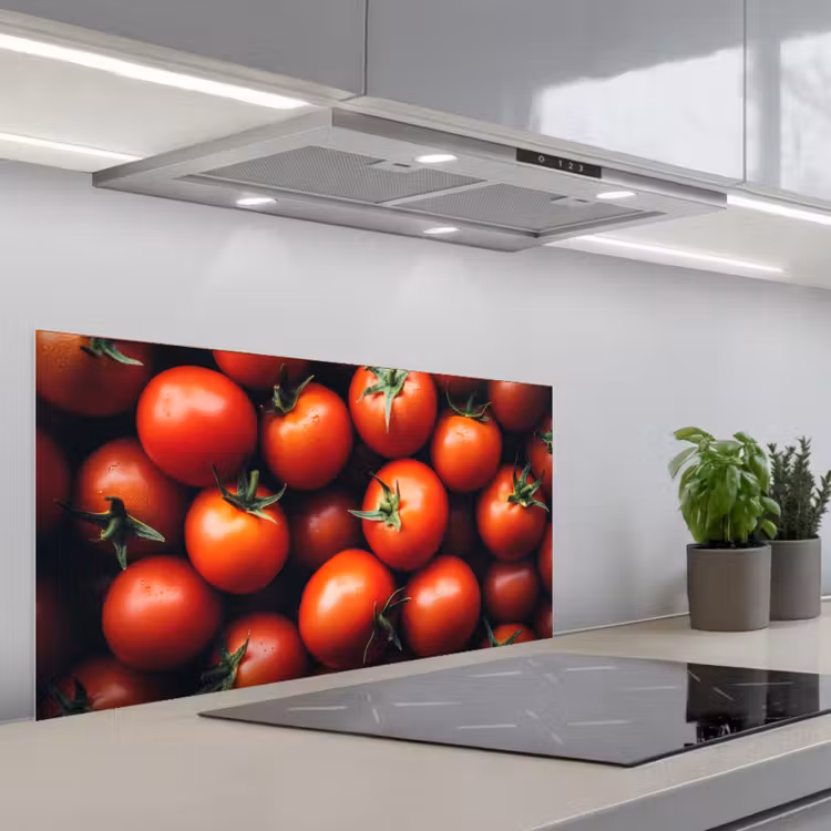 Groente - Rood - Tomaten keuken achterwand spatscherm middel -3d_schuin