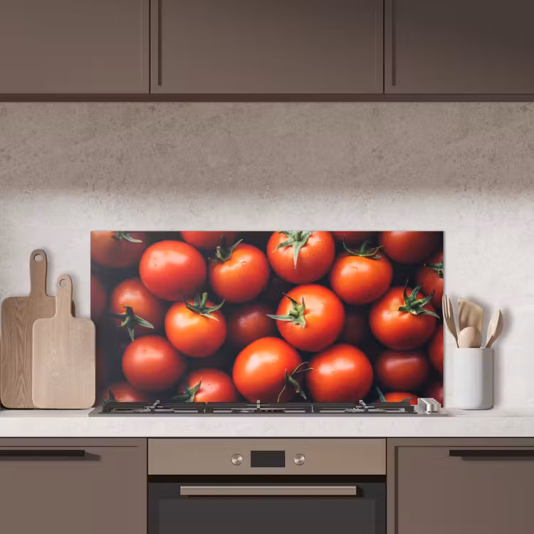 Groente - Rood - Tomaten keuken achterwand spatscherm middel -sfeer2