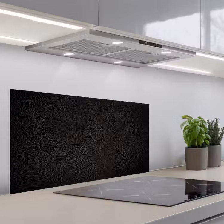 Verweerde Donkere Patronen keuken achterwand spatscherm middel -3d_schuin