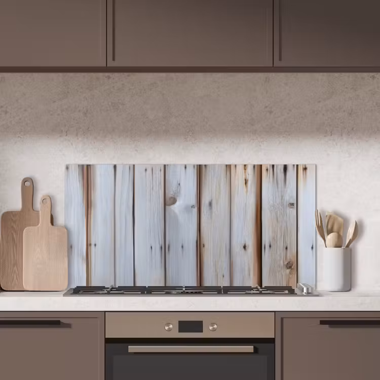 Hout - Planken - Verweerd keuken achterwand spatscherm middel -sfeer2