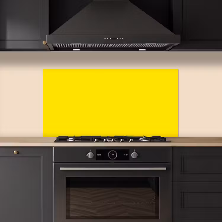 Geel - Citroen - Neon - Kleuren keuken achterwand spatscherm middel 899 -sfeer1