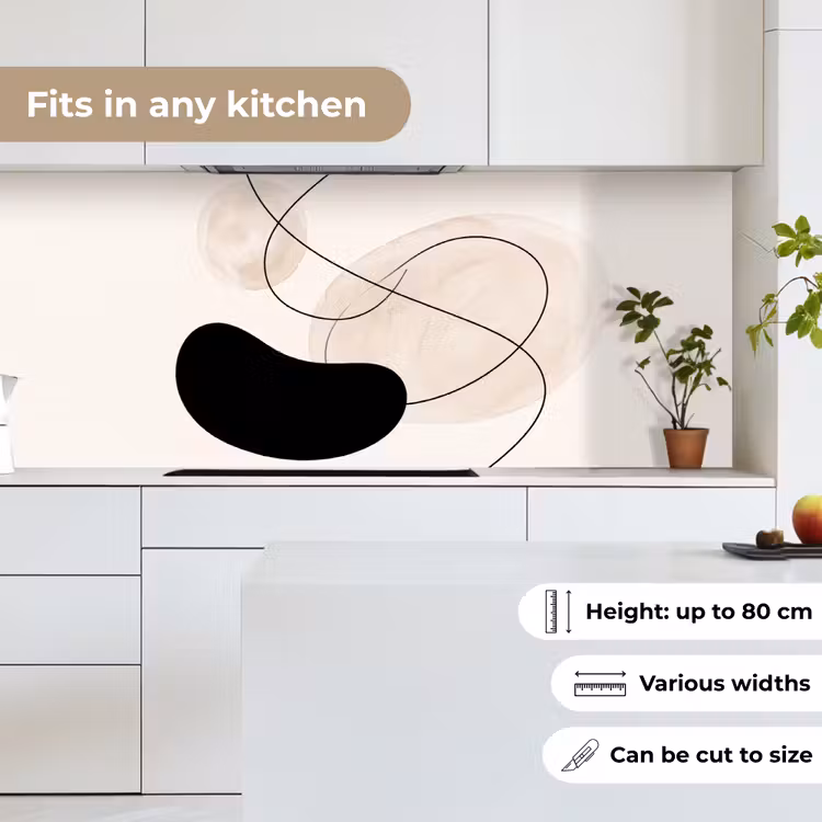 Kitchen Wall Splashback - Abstract - Forms - Art - Abstract - Vormen - Kunst keuken achterwand 2 middel