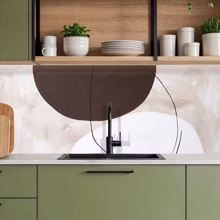 Kitchen Wall Splashback - Abstract - Forms - Modern - Abstract - Vormen - Modern keuken achterwand 2 middel