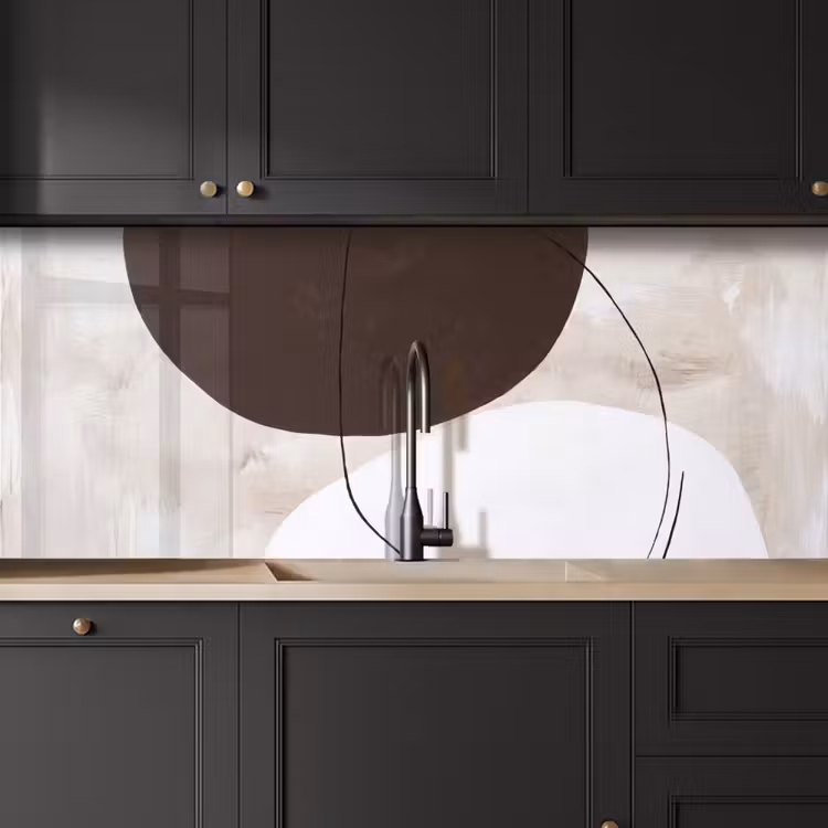 Kitchen Wall Splashback - Abstract - Forms - Modern - Abstract - Vormen - Modern keuken achterwand 2 middel