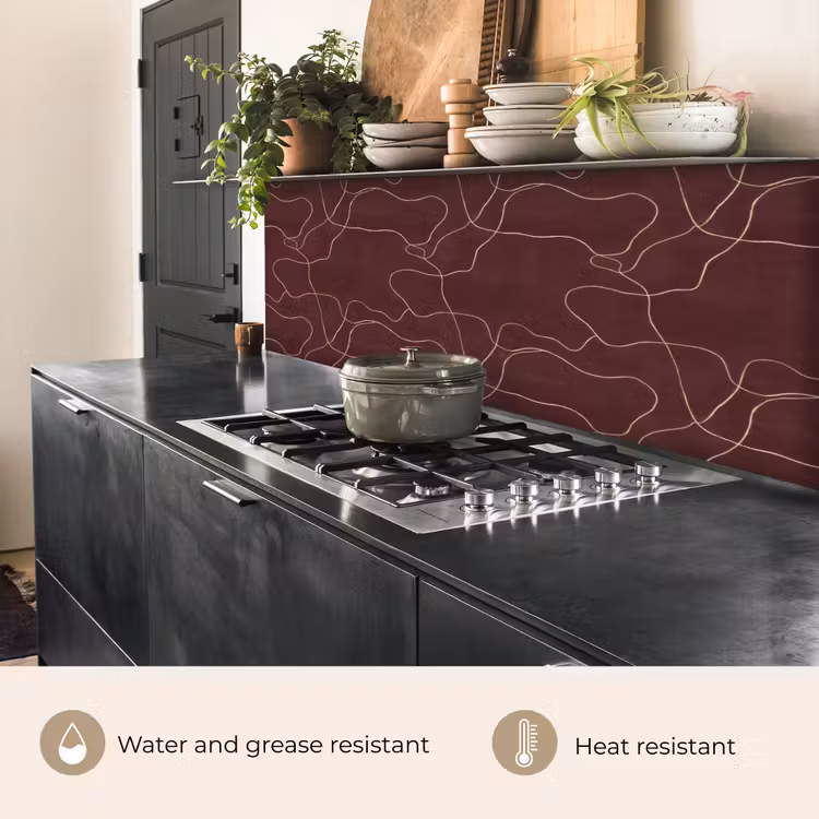 Abstract - Modern - Bruin keuken achterwand 2 groot 857 -usp_EN