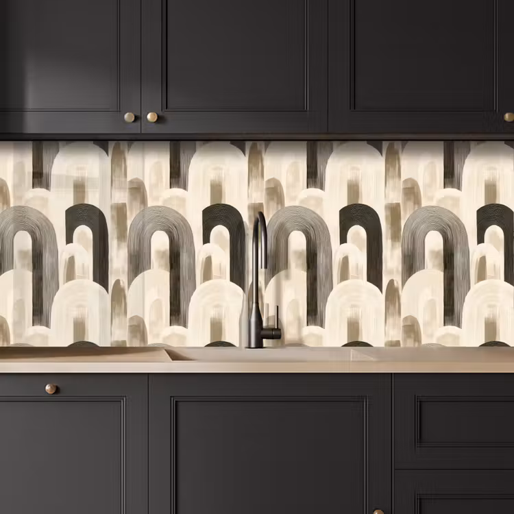 Abstract - Patroon - Bogen keuken achterwand 2 middel 871 -sfeer1
