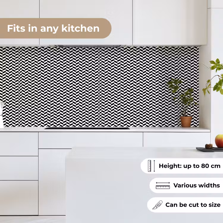 Abstract - Patronen - Design - Lijn keuken achterwand 2 middel 871 -sfeer4_UK