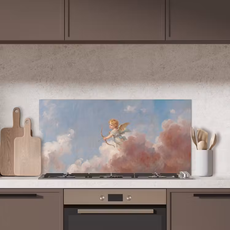 Engel - Pijl en boog - Mythologie - Klassiek keuken achterwand spatscherm middel -sfeer2