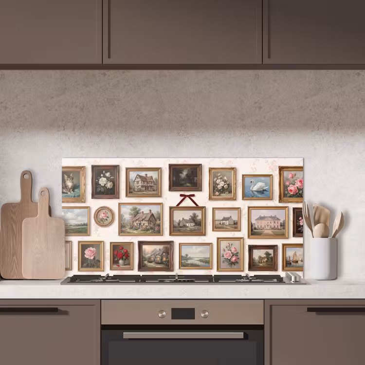 Dier - Kat - Portret - Klassiek keuken achterwand spatscherm middel -sfeer2