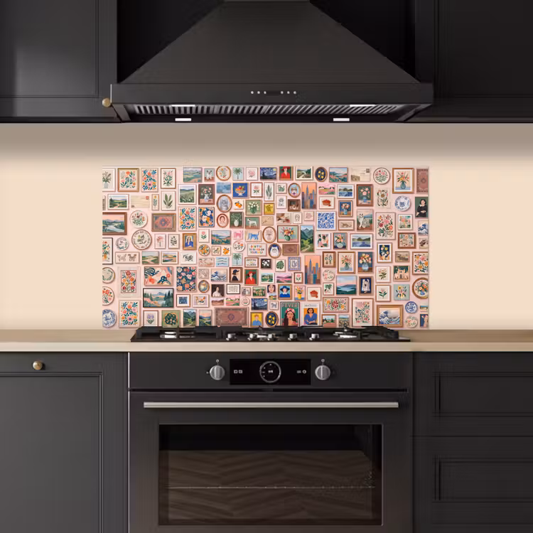 Kunst - Collectie - Decoratie - Modern - Kleurrijk keuken achterwand spatscherm middel -sfeer1