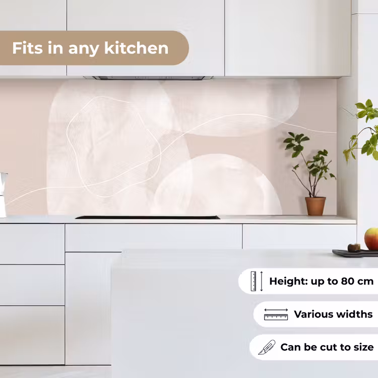 Kitchen Wall Splashback - Art - Lines - Modern - Kunst - Lijnen - Modern keuken achterwand 2 middel