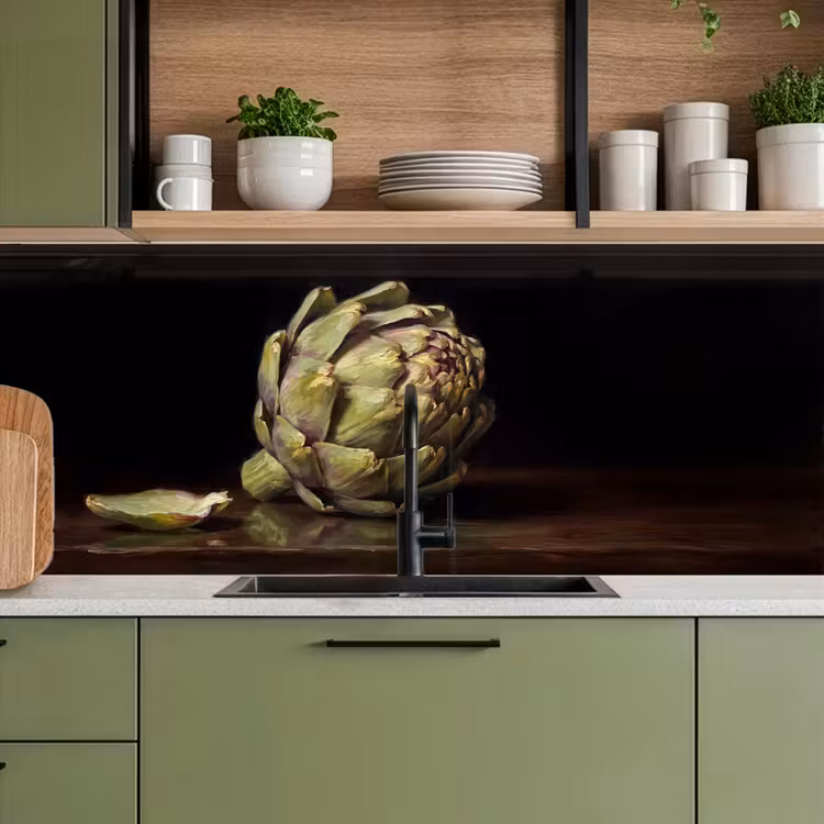 Kitchen Wall Splashback - Artichoke - Food - Classic - Artichok - Eten - Klassiek keuken achterwand 2 middel