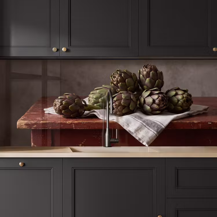 Kitchen Wall Splashback - Artichoke - Food - Rustic - Artisjok - Eten - Rustiek keuken achterwand 2 middel