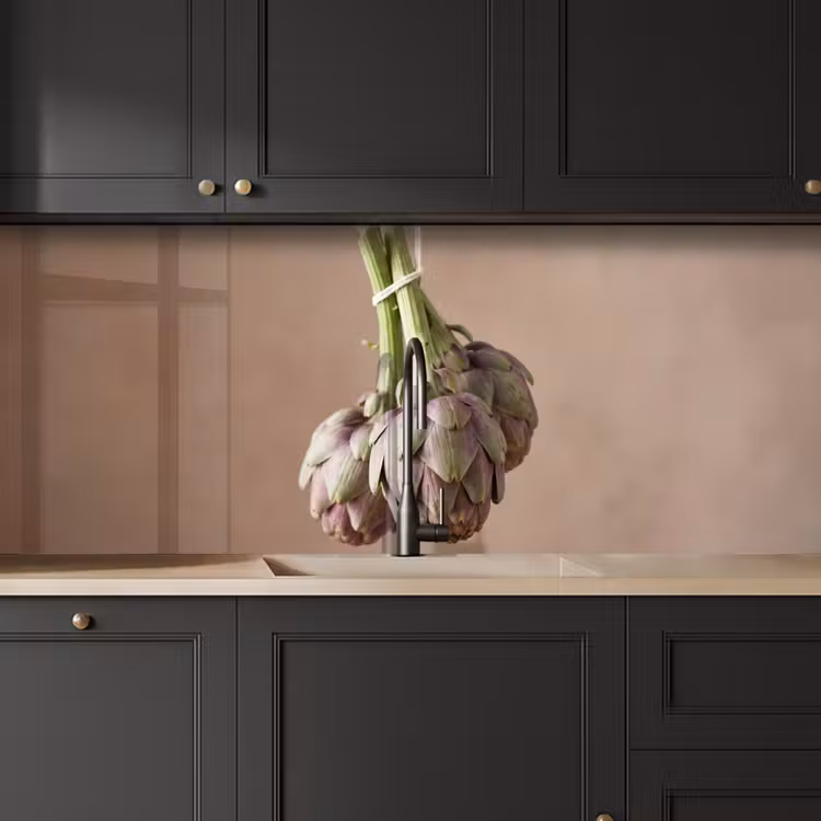 Kitchen Wall Splashback - Artichokes - Hanging - Vegetables - Artisjokken - Hangend - Groenten keuken achterwand 2 middel