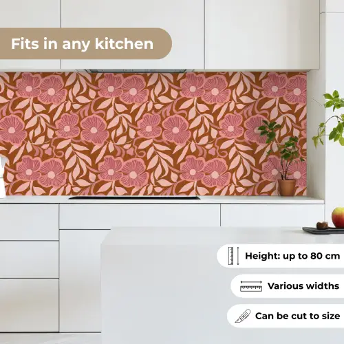 Sfeer - Bloemen - Roze keuken achterwand 2 middel 871 -sfeer4_UK