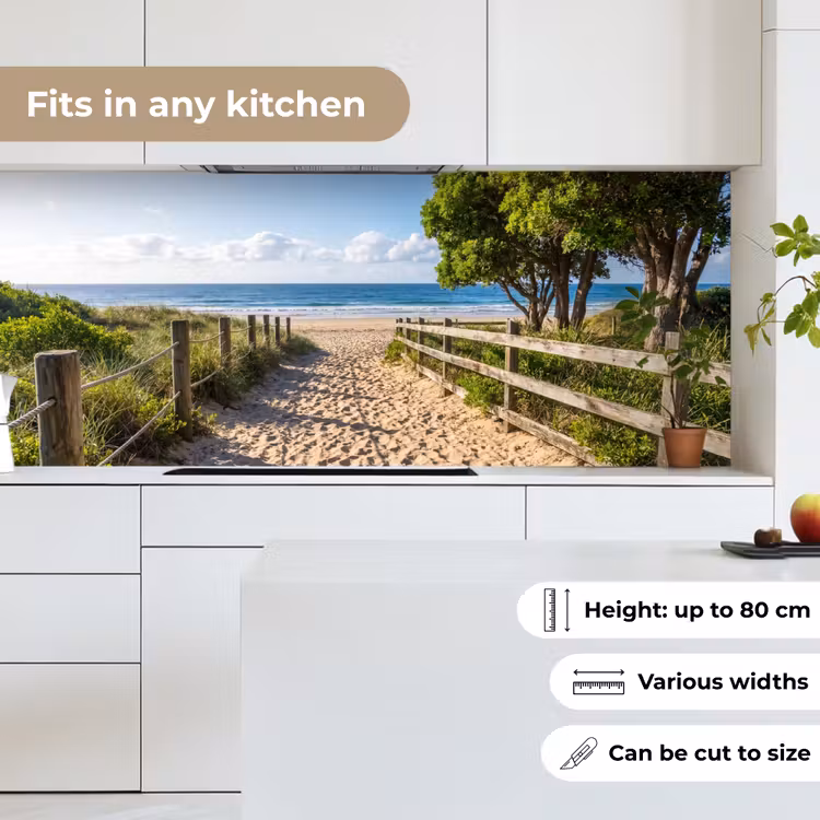 Strand - Zandpad - Oceaan - Natuur keuken achterwand 2 middel -sfeer4_UK