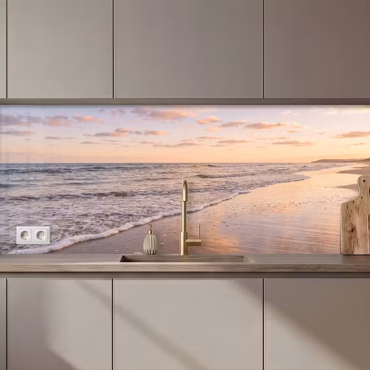 Strand - Branding - Wolken keuken achterwand 2 middel zz_3dshopping