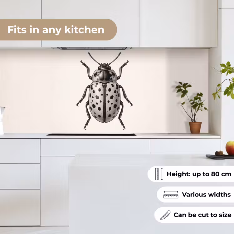 Kever - Insect - Vintage keuken achterwand 2 middel -sfeer4_UK