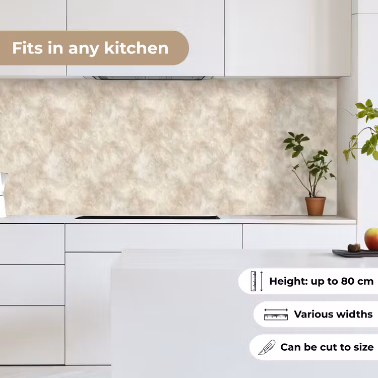 Beige - Reliëfstructuur - Natuursteen keuken achterwand 2 middel 871 -sfeer4_UK
