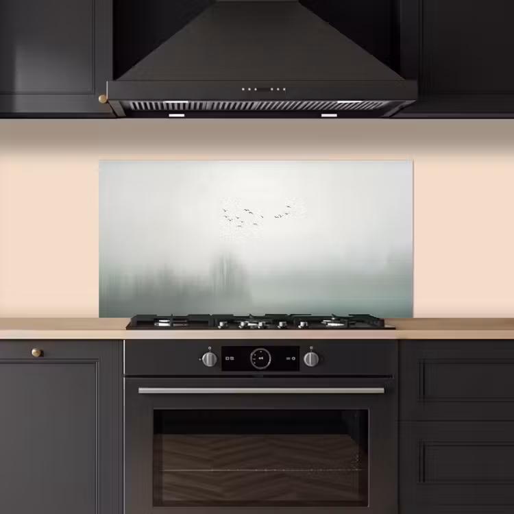 Vogel - Vlucht - Natuur - Minimalistisch keuken achterwand spatscherm middel -sfeer1