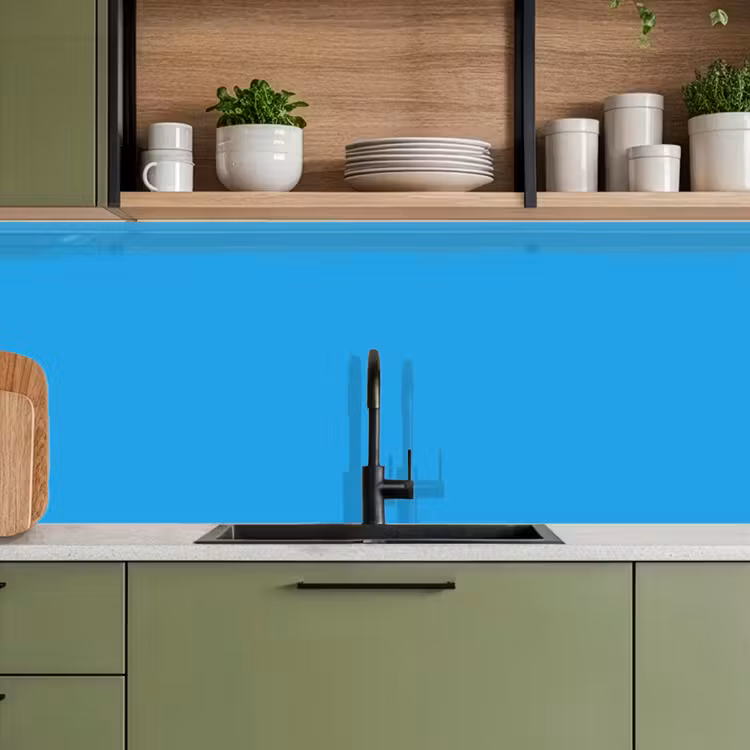 Blauw - Licht - Kleuren keuken achterwand 2 middel 871 -sfeer3