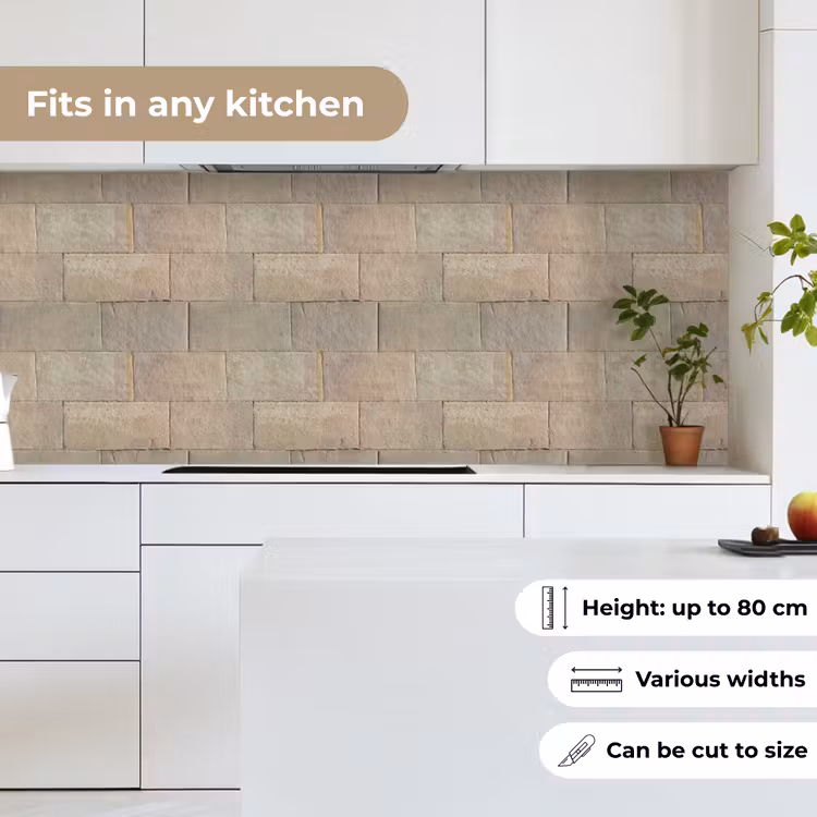 Hardstenen - Zandsteen - Geel keuken achterwand 2 middel 871 -sfeer4_UK