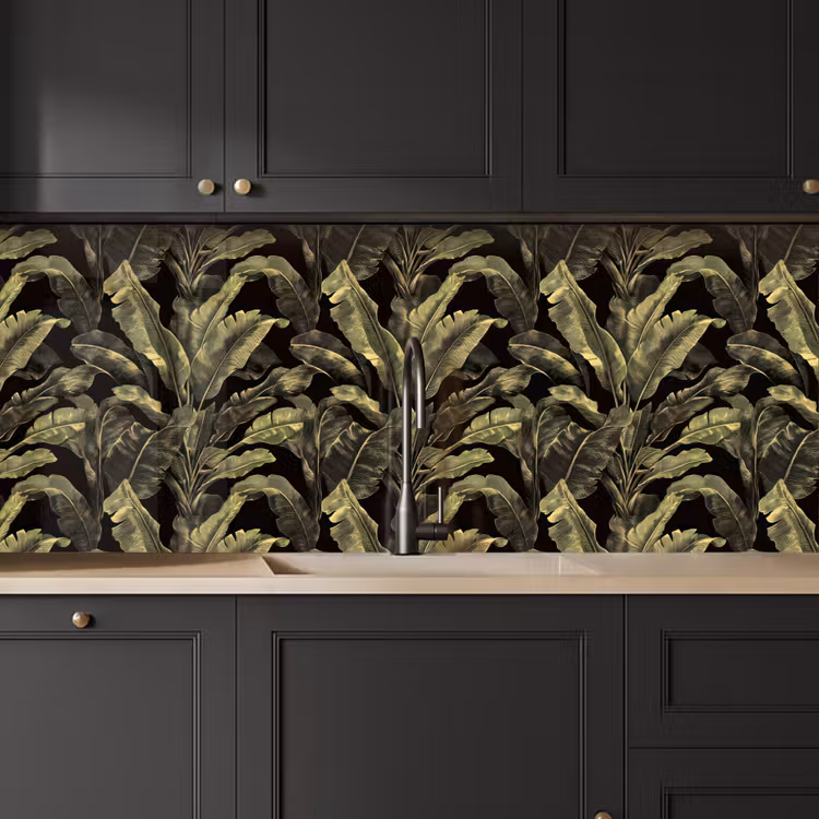 Botanisch - Bladeren - Groen keuken achterwand 2 middel 871 -sfeer1