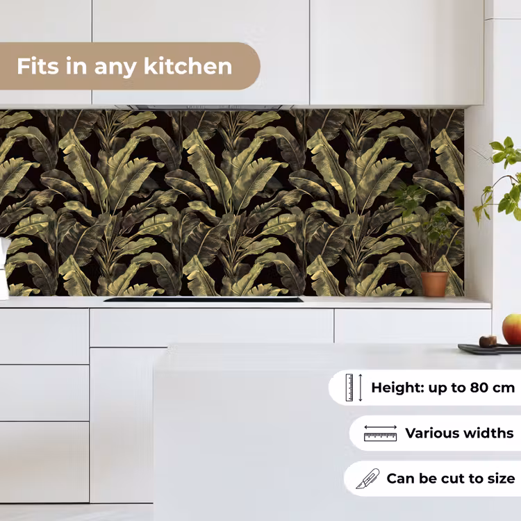 Botanisch - Bladeren - Groen keuken achterwand 2 middel 871 -sfeer4_UK