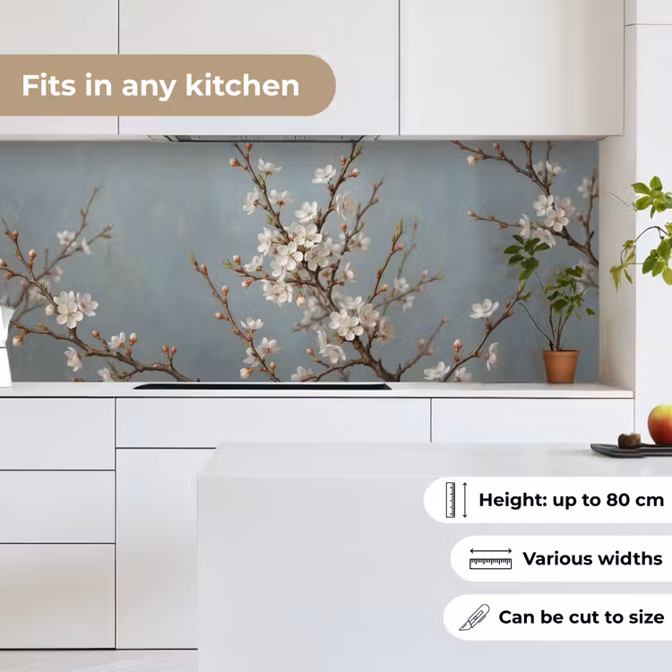 Botanisch - Stilleven - Blauw keuken achterwand 2 middel -sfeer4_UK