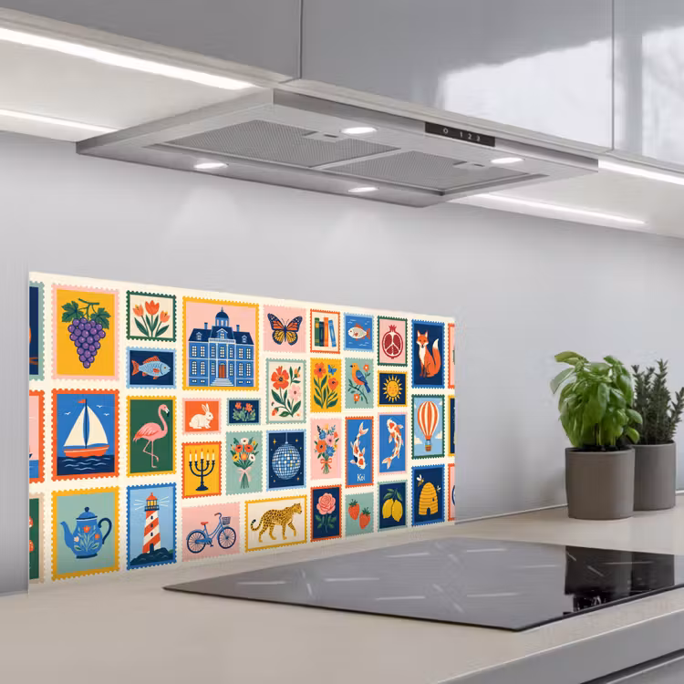 Gebouw - Koepel - Architectuur - Klassiek - Grijs keuken achterwand spatscherm middel -3d_schuin