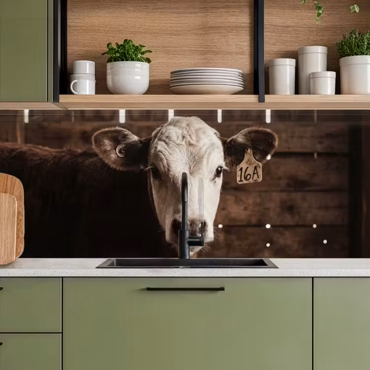 Kalf - Oormerk - Houten stal keuken achterwand 2 middel -sfeer3