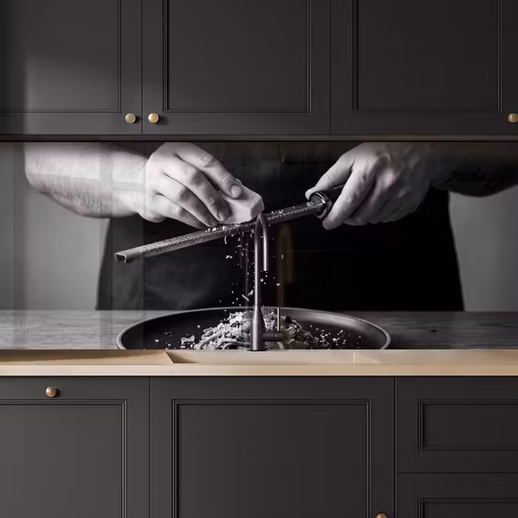 Kaas - Pasta - Rasp keuken achterwand 2 middel -sfeer1