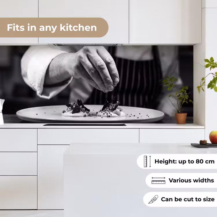 Chef - Garnering - Gerecht keuken achterwand 2 middel -sfeer4_UK