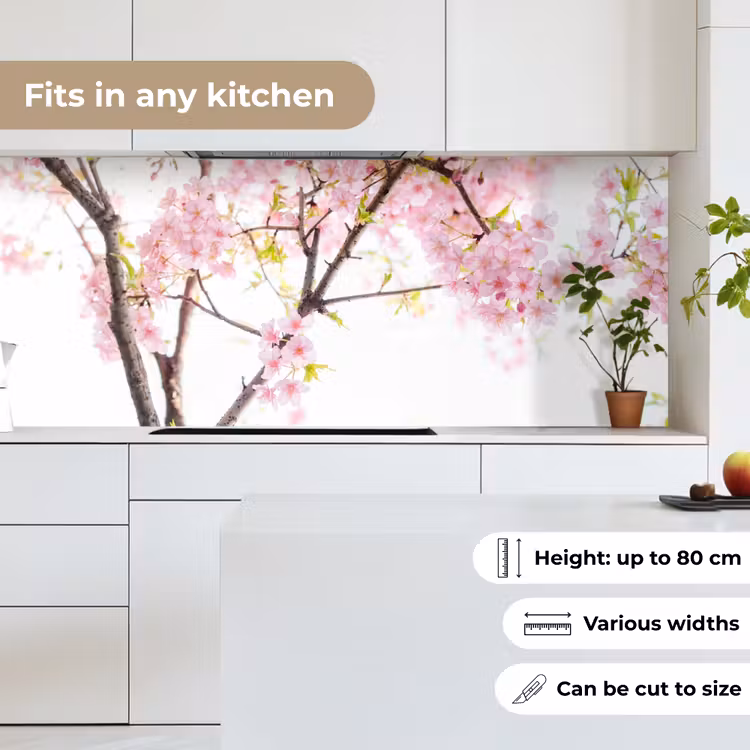 Kersenbloesem - Roze - Bloemen - Sakura - Natuur keuken achterwand 2 middel -sfeer4_UK