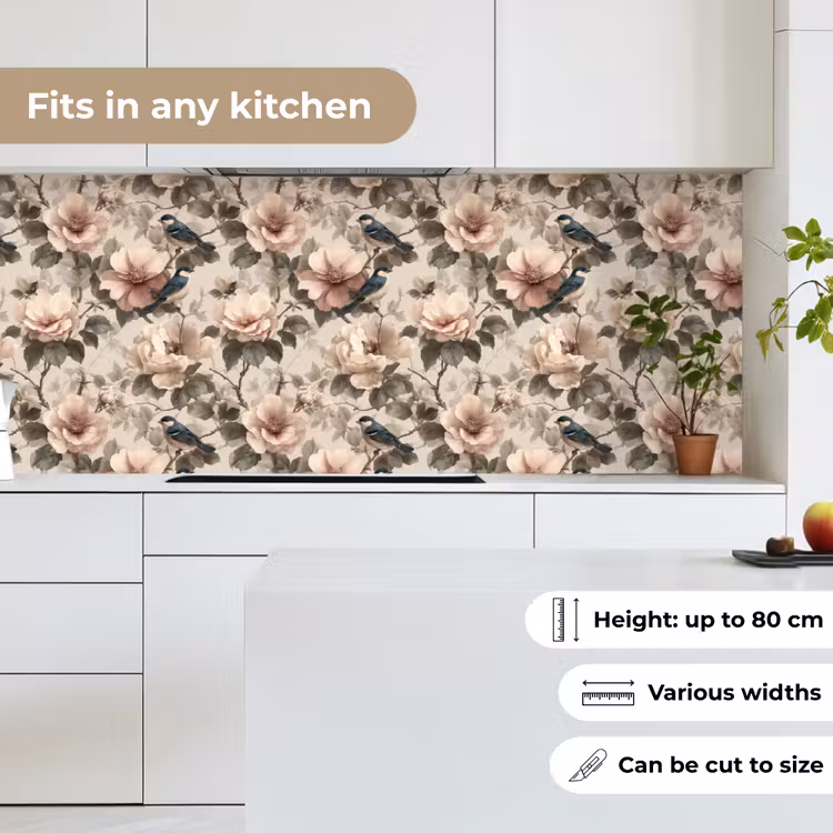 Klassiek - Vogels - Kleurrijk keuken achterwand 2 middel 871 -sfeer4_UK