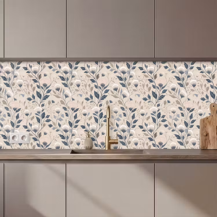 Klassiek - Botanisch - Kleurrijk keuken achterwand 2 middel 871 zz_3dshopping