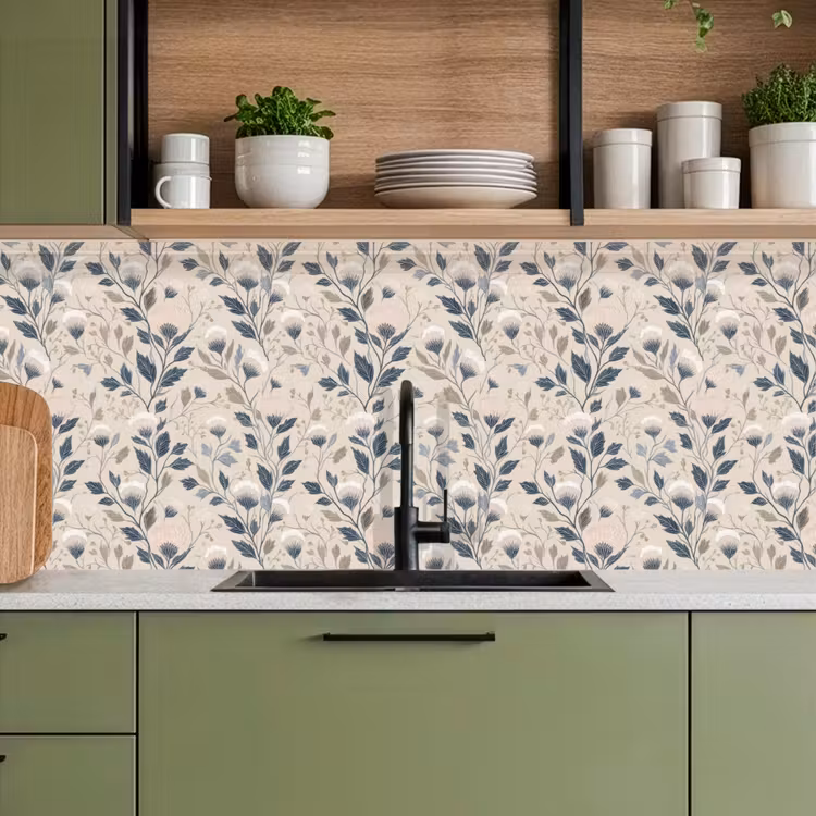 Klassiek - Botanisch - Kleurrijk keuken achterwand 2 middel 871 -sfeer3