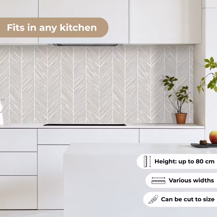 Klassiek - Visgraat - Grijs keuken achterwand 2 middel 871 -sfeer4_UK