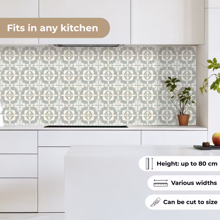 Klassiek - Pastel - Bloemaccent keuken achterwand 2 middel 871 -sfeer4_UK