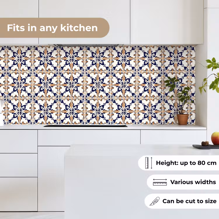 Klassiek - Patroon - Kleurrijk keuken achterwand 2 middel 871 -sfeer4_UK