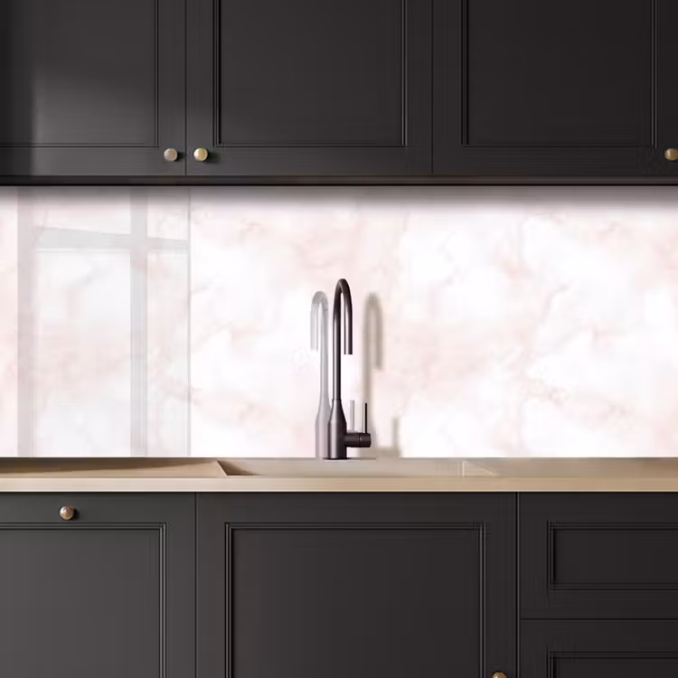 Wolkenstructuur - Roze - Marmer keuken achterwand 2 middel 871 -sfeer1