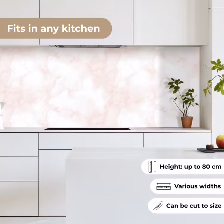 Wolkenstructuur - Roze - Marmer keuken achterwand 2 middel 871 -sfeer4_UK