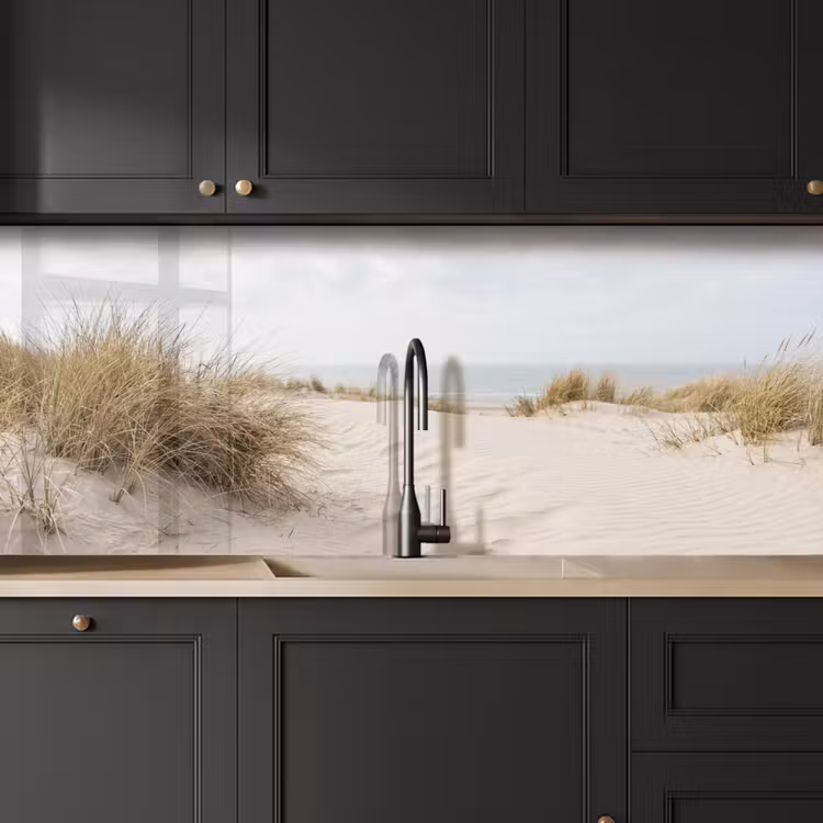 Wolken - Duinlandschap - Zand keuken achterwand 2 middel -sfeer1