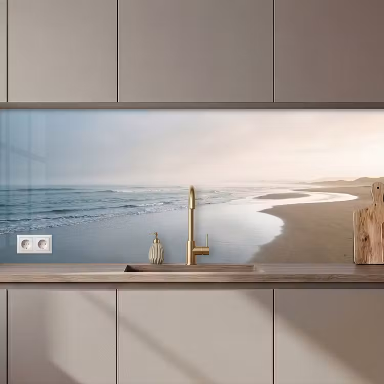 Kustlijn - Strand - Oceaan keuken achterwand 2 middel zz_3dshopping