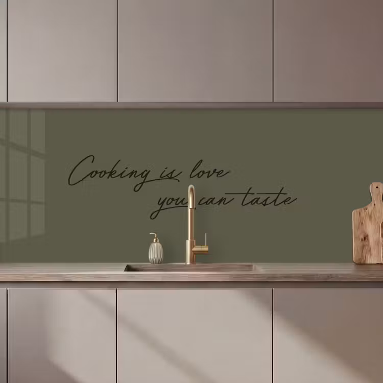 Cooking is love you can taste keuken achterwand 2 middel zz_3dshopping