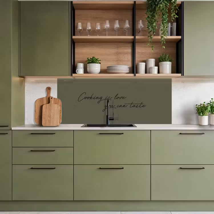 Cooking is love you can taste keuken achterwand 2 middel -sfeer3